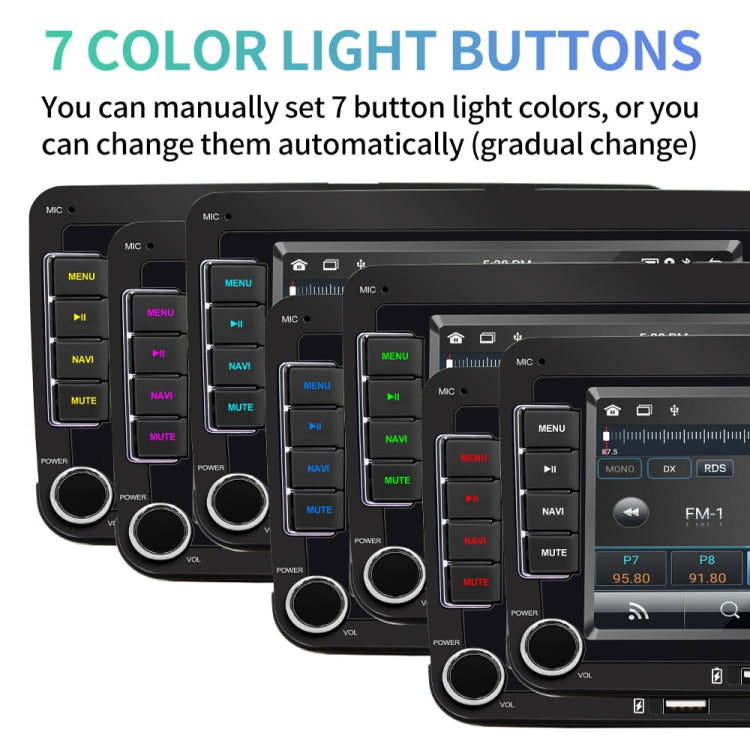 S9070 For Volkswagen 7 inch Portable Car MP5 Player Support CarPlay / Android Auto