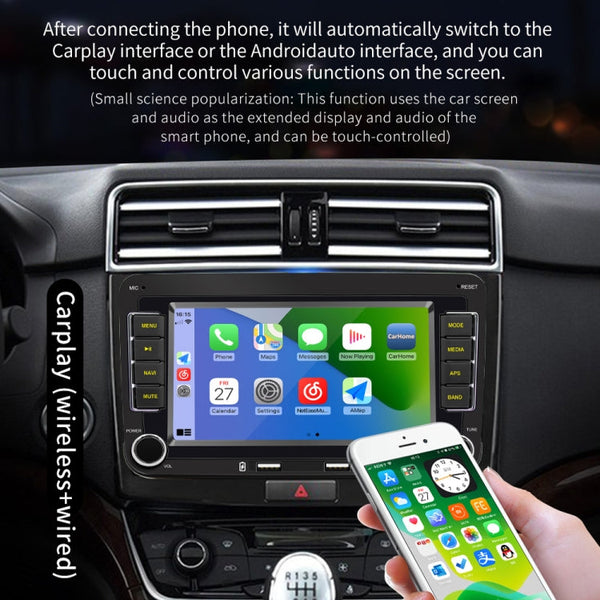 S9070 For Volkswagen 7 inch Portable Car MP5 Player Support CarPlay / Android Auto