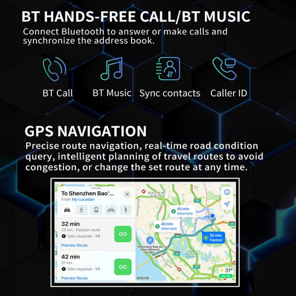 S9070 For Volkswagen 7 inch Portable Car MP5 Player Support CarPlay / Android Auto