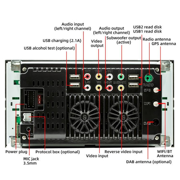 For Ford Transit 7 inch Android Navigation Machine Supports WiFi / GPS / RDS