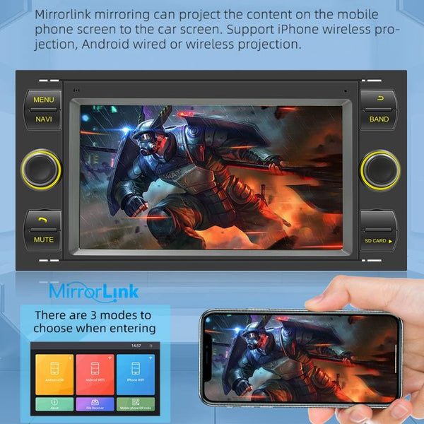 For Ford Transit 7 inch Android Navigation Machine Supports WiFi / GPS / RDS