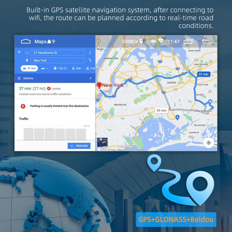 For Ford Transit 7 inch Android Navigation Machine Supports WiFi / GPS / RDS