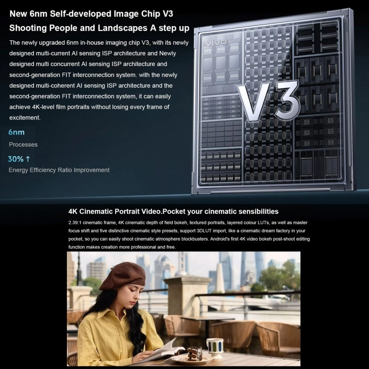 vivo X100 Pro, Face ID / Fingerprint Identification, 6.78 inch Android 14 OriginOS 4 Dimensity 9300 Octa Core 3.25GHz, OTG, NFC, Network: 5G