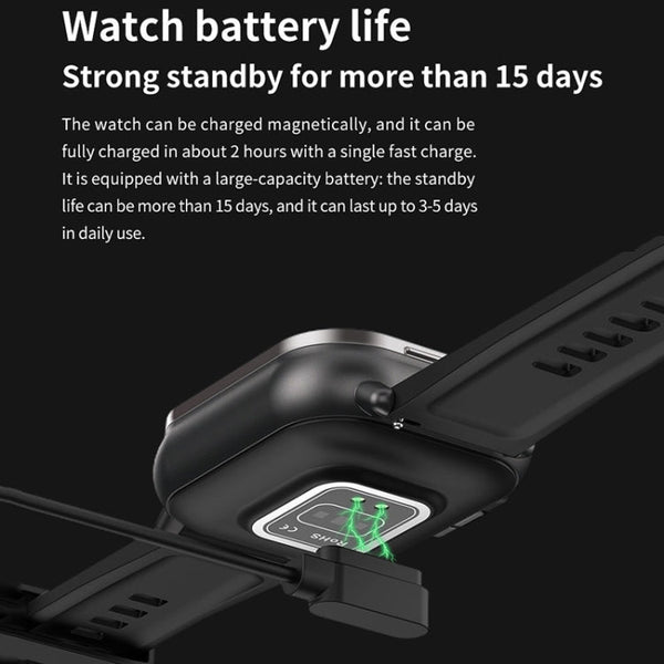 D8 2.01 inch 2 in 1 Bluetooth Earphone Steel Band Smart Watch, Support Health Monitoring / NFC