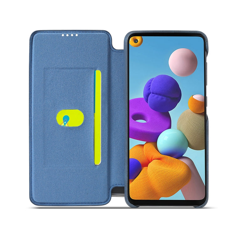 LC.IMEEKE Hon Ancient Series Horizontal Flip Leather Case with Holder & Card Slot, For Samsung Galaxy A21s