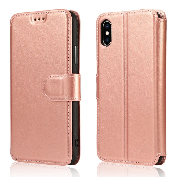 Calf Texture Magnetic Buckle Horizontal Flip Leather Case with Holder & Card Slots & Wallet & Photo Frame, For iPhone XR, For iPhone XS Max, For iPhone 12 mini, For iPhone 12 Pro Max