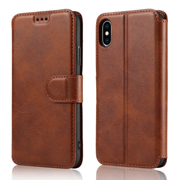 Calf Texture Magnetic Buckle Horizontal Flip Leather Case with Holder & Card Slots & Wallet & Photo Frame, For iPhone XR, For iPhone XS Max, For iPhone 12 mini, For iPhone 12 Pro Max