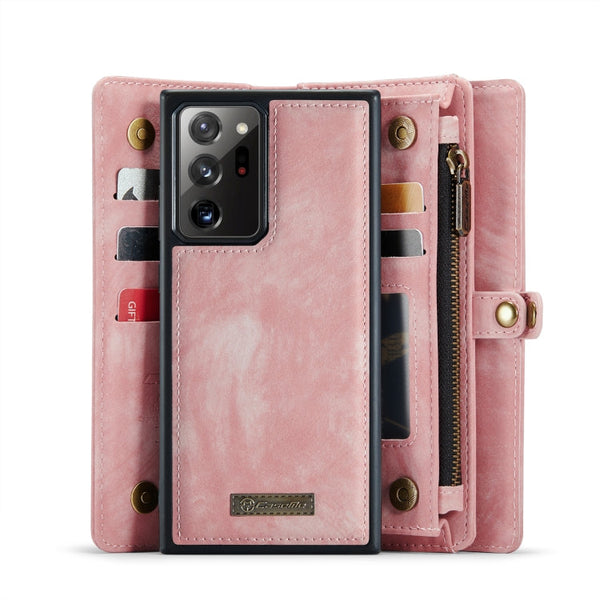 CaseMe-008 Detachable Multifunctional Horizontal Flip Leather Case with Card Slot & Holder & Zipper Wallet & Photo Frame
