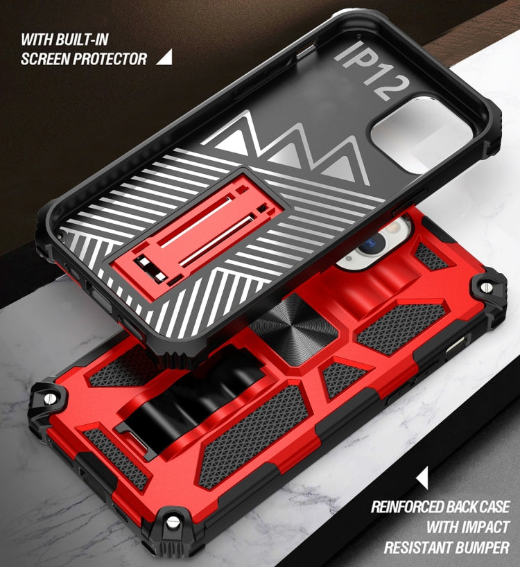 Armor Shockproof TPU + PC Magnetic Protective Case with Holder