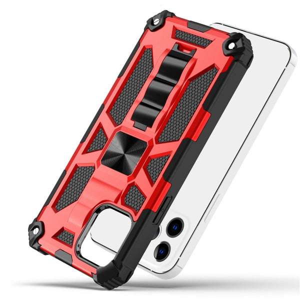 Armor Shockproof TPU + PC Magnetic Protective Case with Holder