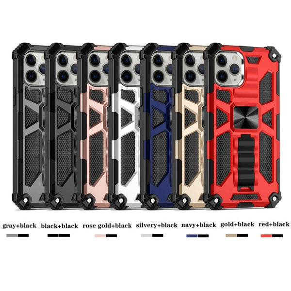 Armor Shockproof TPU + PC Magnetic Protective Case with Holder