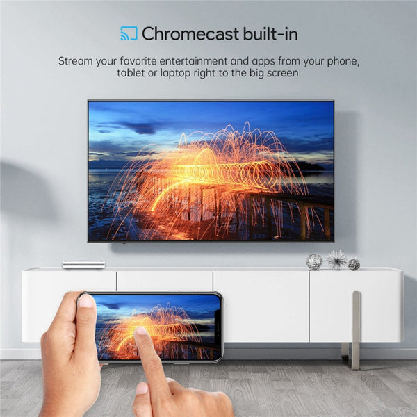 MECOOL KM2 Plus Android 11 Dual-band WiFi Smart Voice TV Box 4GB+32GB, AU Plug, US Plug, EU Plug, UK Plug