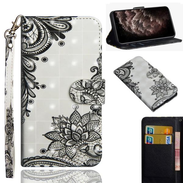 3D Painting Pattern Horizontal Flip TPU + PU Leather Case with Holder & Card Slots & Wallet & Lanyard, For iPhone 11 Pro Max, For iPhone 11 Pro