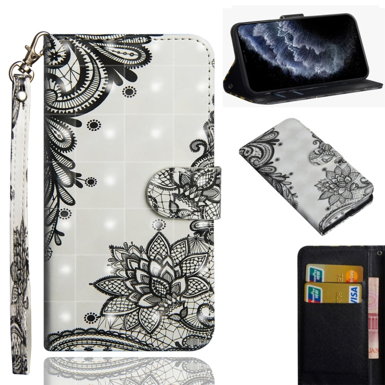 3D Painting Pattern Horizontal Flip TPU + PU Leather Case with Holder & Card Slots & Wallet & Lanyard, For iPhone 11 Pro Max, For iPhone 11 Pro