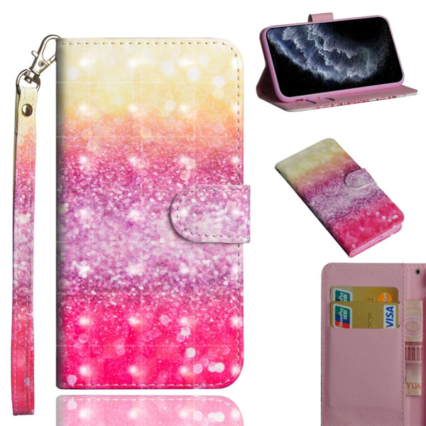 3D Painting Pattern Horizontal Flip TPU + PU Leather Case with Holder & Card Slots & Wallet & Lanyard, For iPhone 11 Pro Max, For iPhone 11 Pro