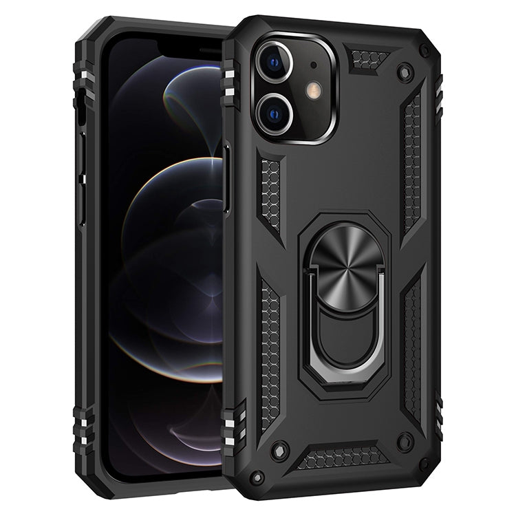 Shockproof TPU + PC Protective Case with 360 Degree Rotating Holder, For iPhone 12 Pro Max, For iPhone 12 / 12 Pro, For iPhone 12 mini, For Xiaomi Redmi 9
