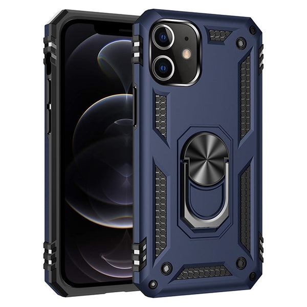 Shockproof TPU + PC Protective Case with 360 Degree Rotating Holder, For iPhone 12 Pro Max, For iPhone 12 / 12 Pro, For iPhone 12 mini, For Xiaomi Redmi 9