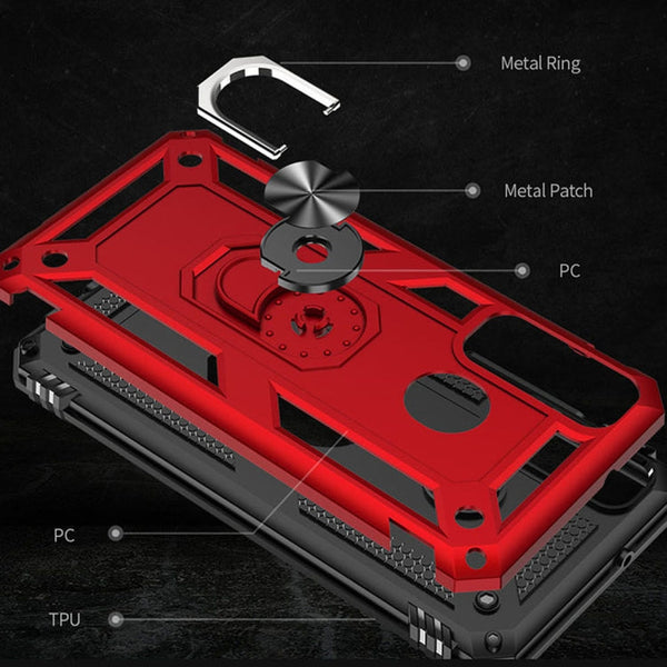 Shockproof TPU + PC Protective Case with 360 Degree Rotating Holder, For Huawei Y7p / P40 Lite E, For Samsung Galaxy Note20, For Samsung Galaxy Note20 Ultra