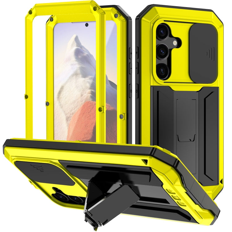 R-JUST Sliding Camera Life Waterproof Holder Phone Case, For Samsung Galaxy S24 5G