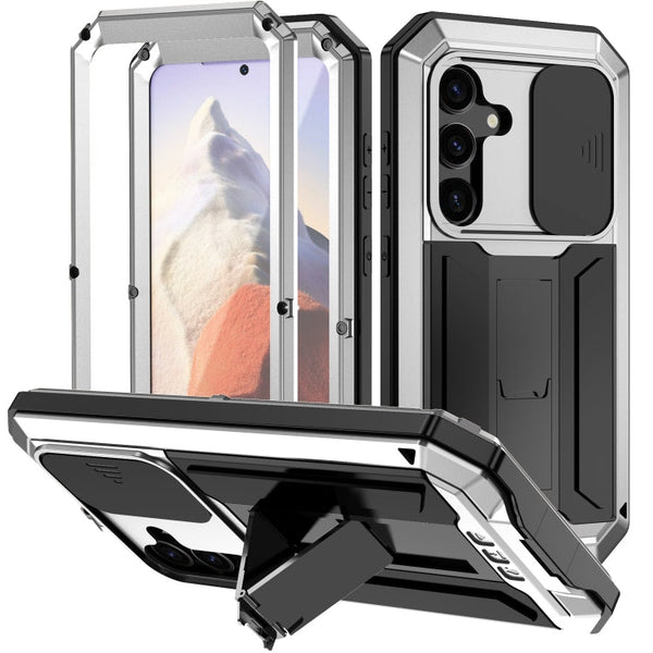 R-JUST Sliding Camera Life Waterproof Holder Phone Case, For Samsung Galaxy S24 5G