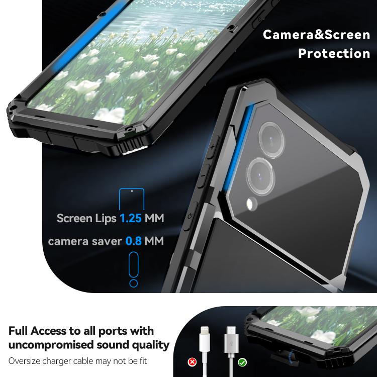 R-JUST Life Waterproof Dustproof Shockproof Holder Phone Case