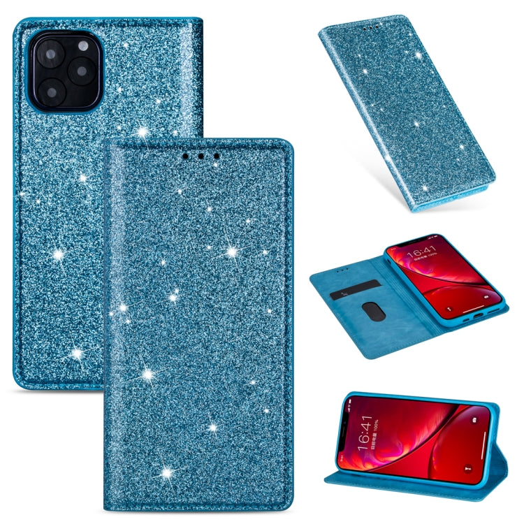 Ultrathin Glitter Magnetic Horizontal Flip Leather Case with Holder & Card Slots, For iPhone 11 Pro, For iPhone 11 Pro Max, For iPhone X / XS, For iPhone XS Max