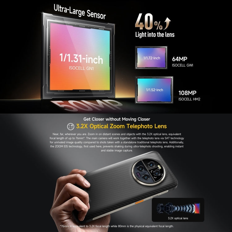 Ulefone Armor 23 Ultra Rugged Phone, 6.78 inch Android 13 MediaTek Dimensity 8020 Octa Core up to 2.6GHz, Network: 5G, NFC, OTG, Satellite Messaging