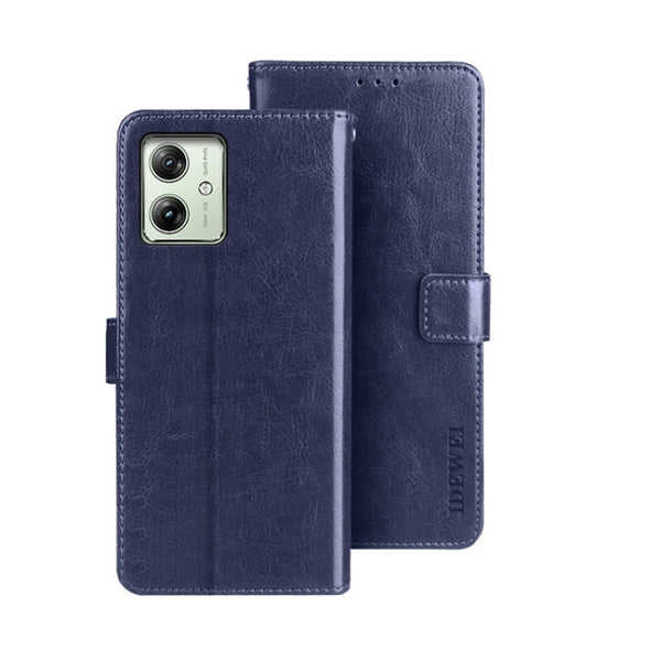idewei Crazy Horse Texture Leather Phone Case