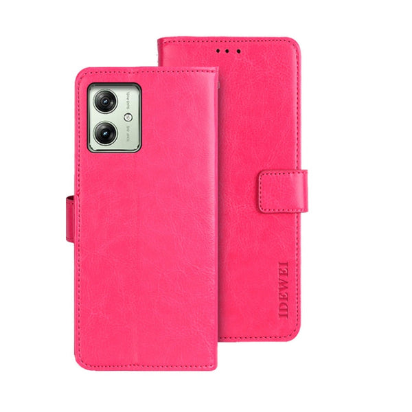 idewei Crazy Horse Texture Leather Phone Case