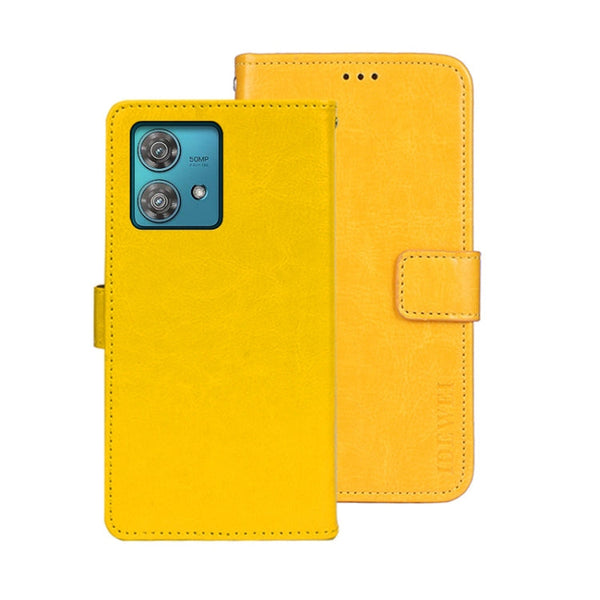 idewei Crazy Horse Texture Leather Phone Case