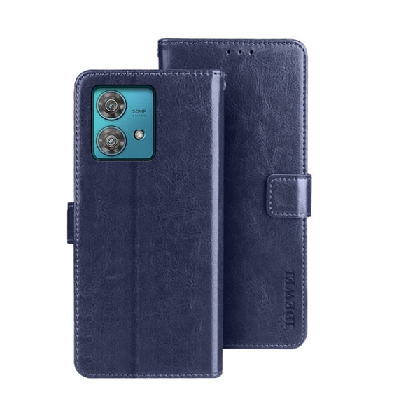 idewei Crazy Horse Texture Leather Phone Case