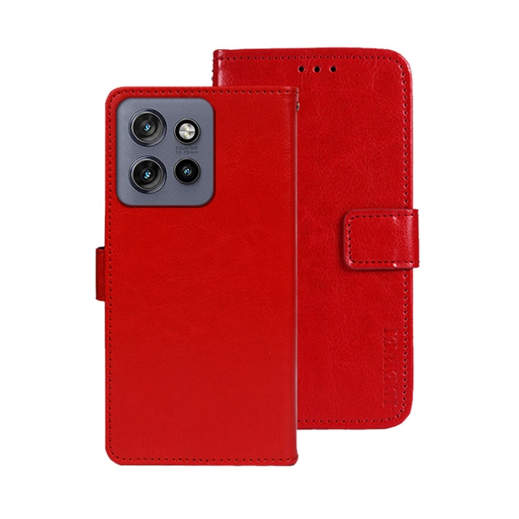 idewei Crazy Horse Texture Leather Phone Case