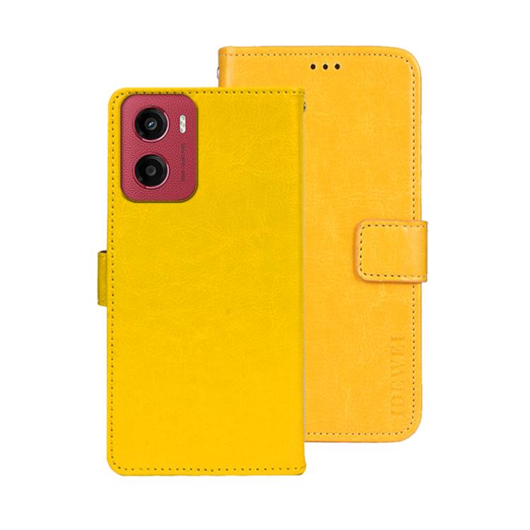 idewei Crazy Horse Texture Leather Phone Case