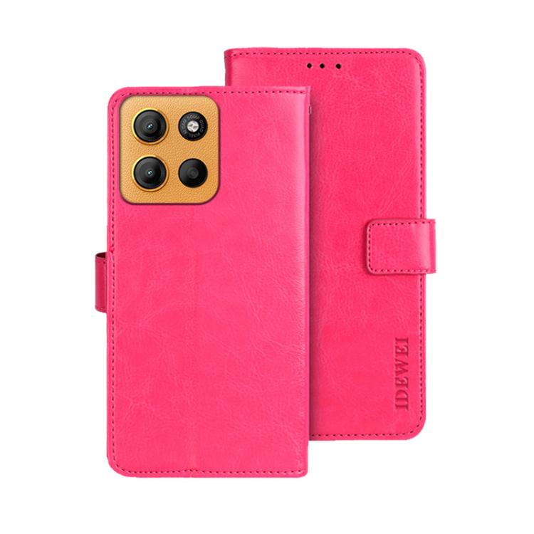 idewei Crazy Horse Texture Leather Phone Case