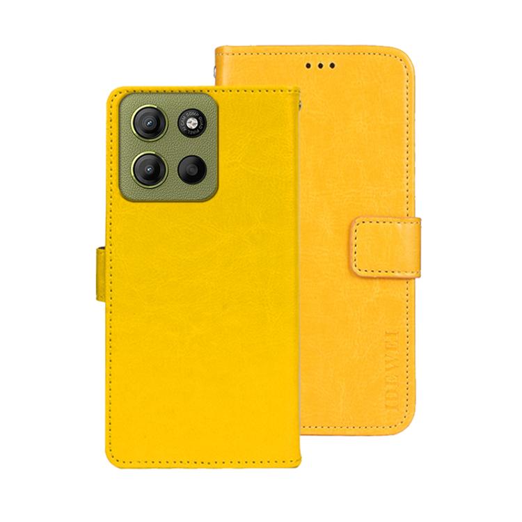 idewei Crazy Horse Texture Leather Phone Case