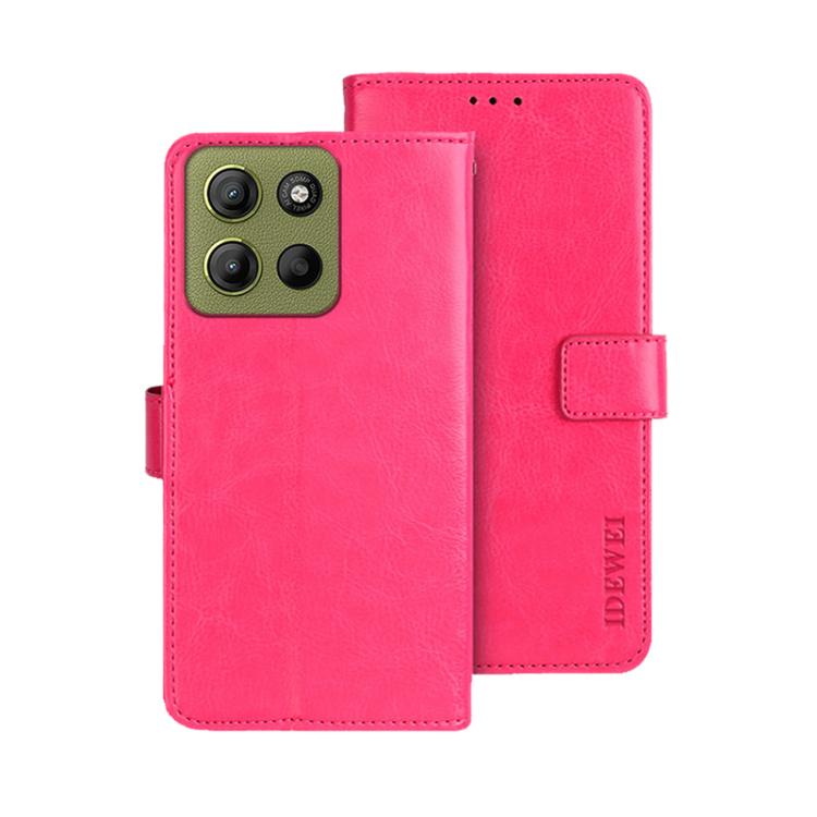 idewei Crazy Horse Texture Leather Phone Case