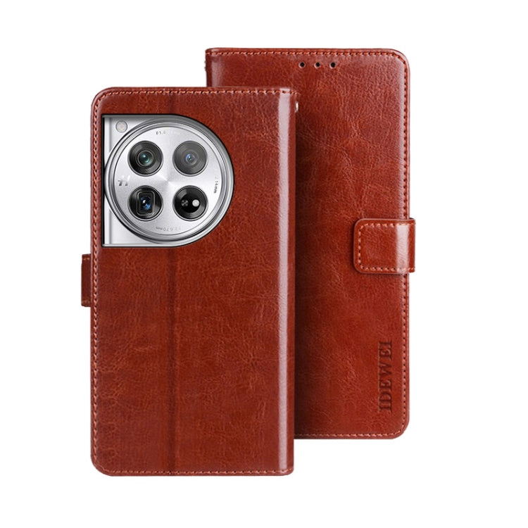idewei Crazy Horse Texture Leather Phone Case