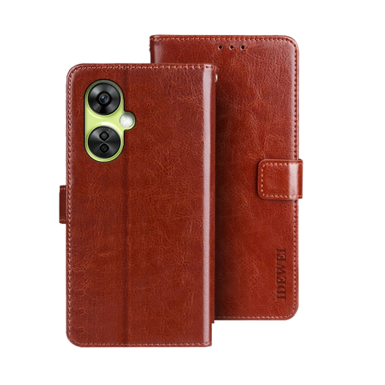 idewei Crazy Horse Texture Leather Phone Case