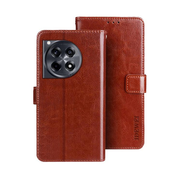 idewei Crazy Horse Texture Leather Phone Case