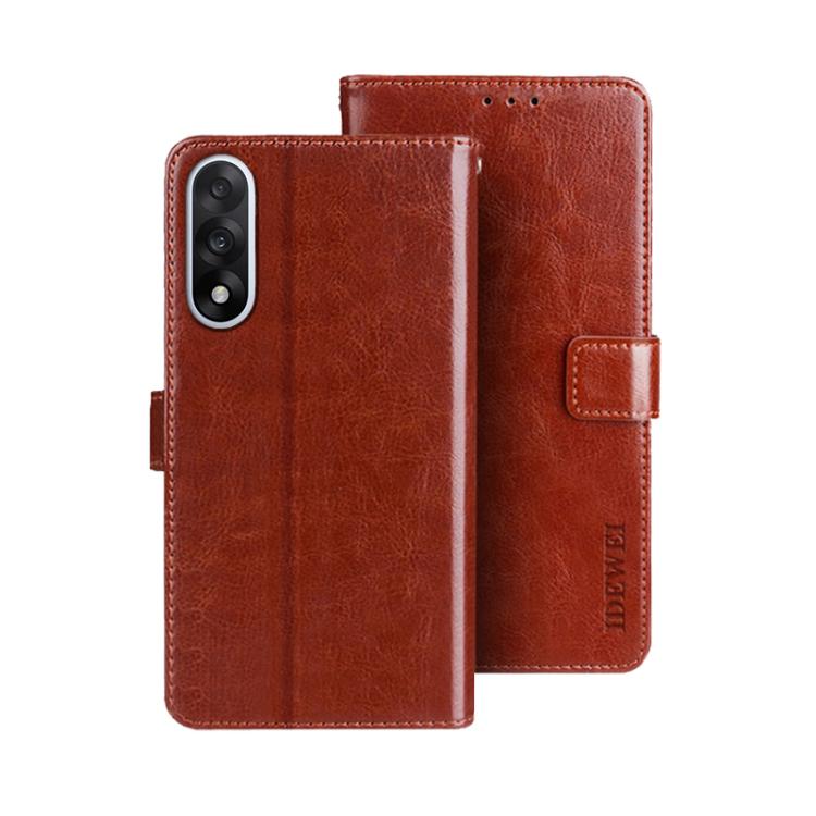 idewei Crazy Horse Texture Leather Phone Case