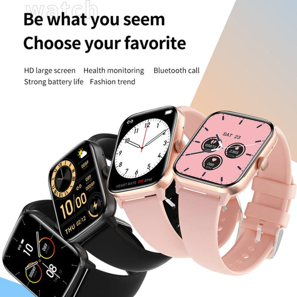 QS11 1.91 inch BT5.2 Smart Sport Watch, Support Sleep / Heart Rate / Blood Oxygen / Blood Pressure Health Monitor