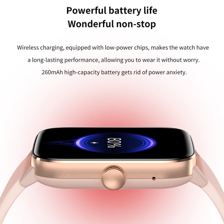 QS11 1.91 inch BT5.2 Smart Sport Watch, Support Sleep / Heart Rate / Blood Oxygen / Blood Pressure Health Monitor