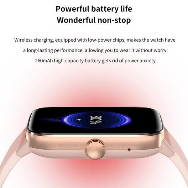 QS11 1.91 inch BT5.2 Smart Sport Watch, Support Sleep / Heart Rate / Blood Oxygen / Blood Pressure Health Monitor