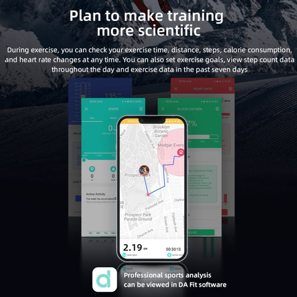 LOKMAT ATTACK Pro 1.32 inch BT5.1 Smart Sport Watch, Support Bluetooth Call / Sleep / Blood Oxygen / Heart Rate / Blood Pressure Health Monitor