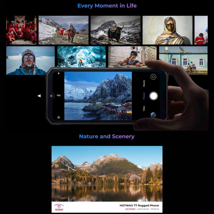 HOTWAV T7 Rugged Phone, 6280mAh, 6.52 inch Android 13 MT8788 Octa Core, Network: 4G, OTG