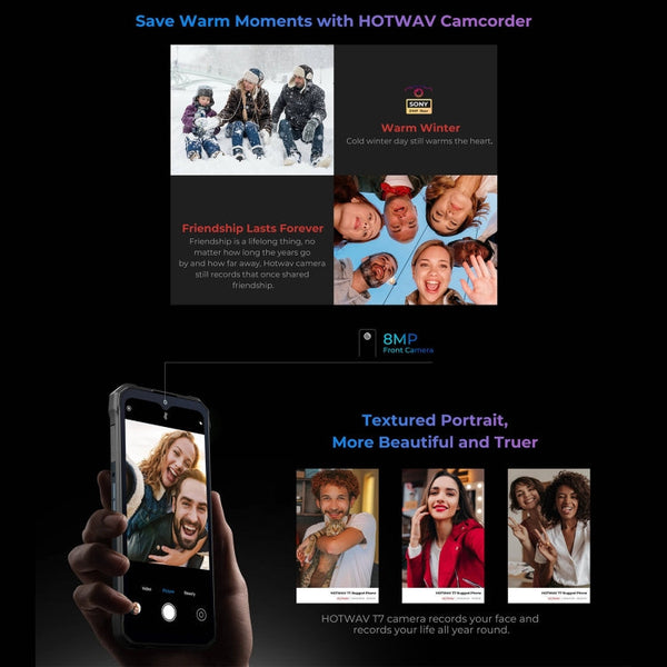 HOTWAV T7 Rugged Phone, 6280mAh, 6.52 inch Android 13 MT8788 Octa Core, Network: 4G, OTG
