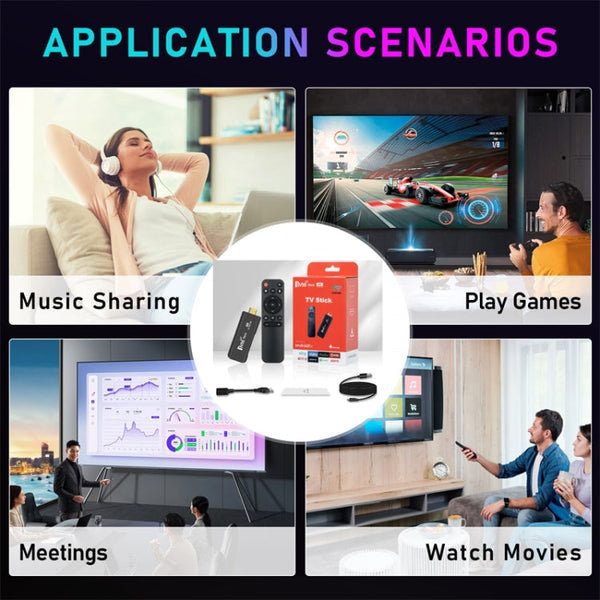 TV98 Rockchip 3228A Quad Core 4K HD Bluetooth Android TV Stick, Rockchip 3228A 4K, 4GB+32GB, 2GB+16GB