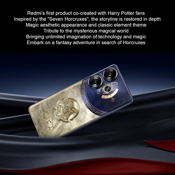 Xiaomi Redmi Turbo 3 Harry Potter, 6.67 inch Xiaomi HyperOS Snapdragon 8s Gen 3 Octa Core 3.0GHz, NFC, Network: 5G, Support Google Play