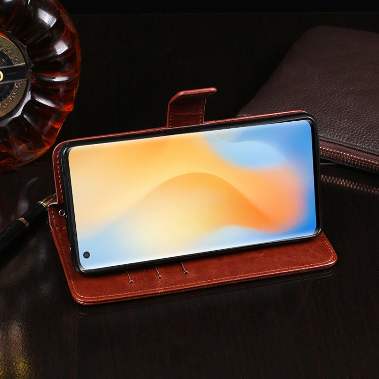 idewei Crazy Horse Texture Horizontal Flip Leather Case with Holder & Card Slots & Wallet, For Vivo X50 Pro, For ZTE Blade V 2020