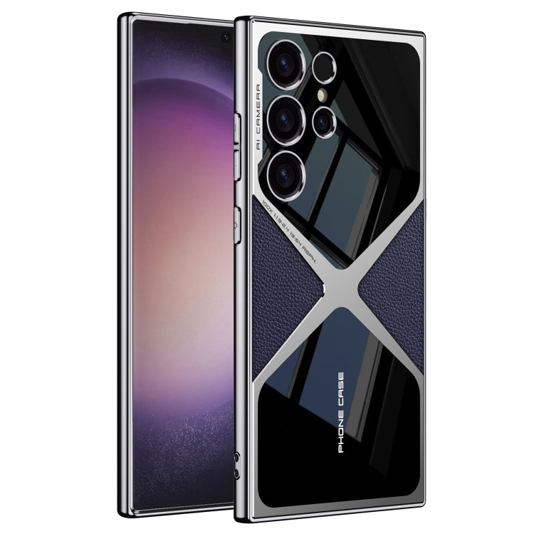 GKK Leather Electroplating Supersonic Speed Shockproof Phone Case